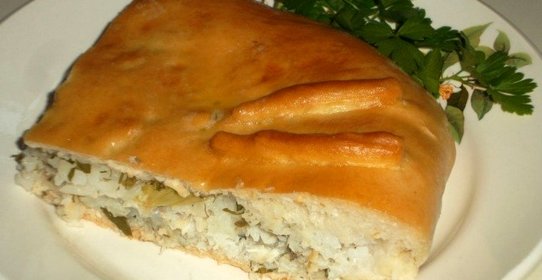 Рыбный пирог из свежей рыбы