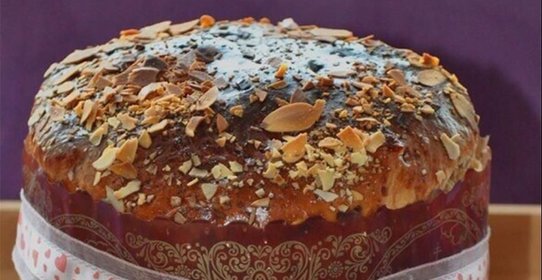 Кулич сдобный (холодный способ)