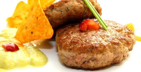 Котлеты из индейки с зеленью