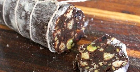 Шоколадная колбаска