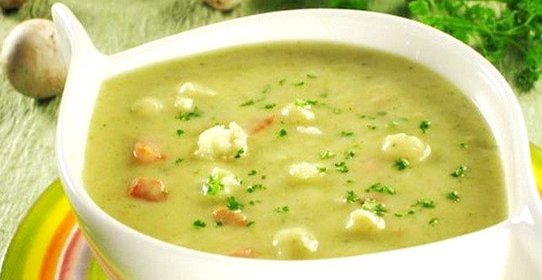 Cуп-пюре из цветной капусты
