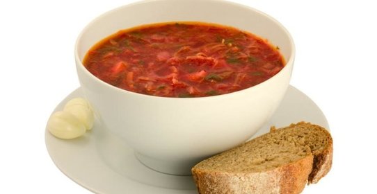 Борщ с фасолью