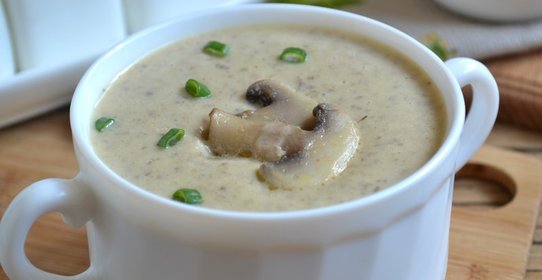 Грибной крем-суп из шампиньонов