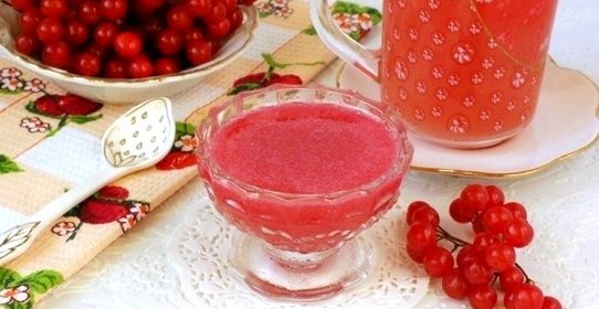 Желе из калины