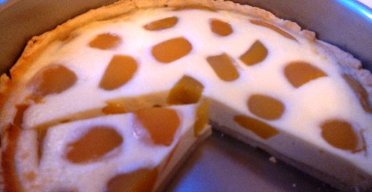 Абрикосово-творожный пирог