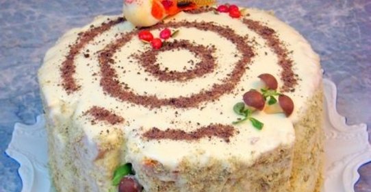 Торт бисквитный Сладкий пень