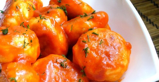 Котлеты рыбные в томатном соусе