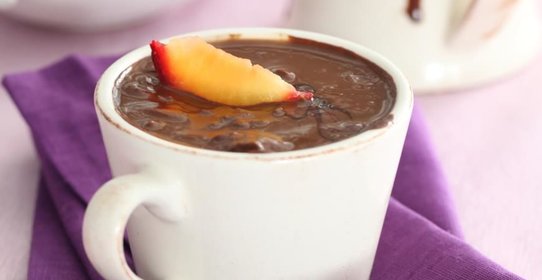 Сливово-шоколадный мусс