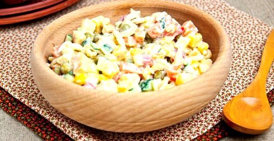 Вегетарианский вариант оливье