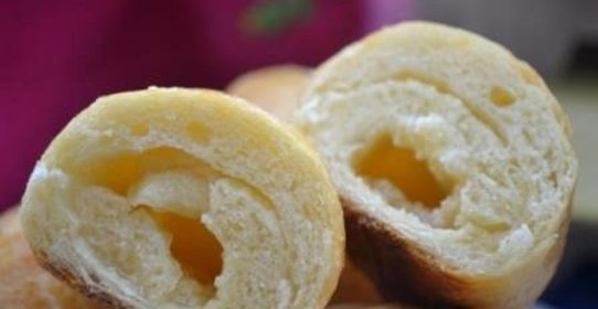 Рогалики с шоколадом и ананасами