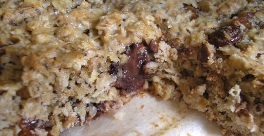 Диетический пирог из овсяных хлопьев