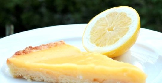 Песочный лимонный пирог