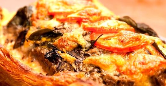 Пирог с семгой