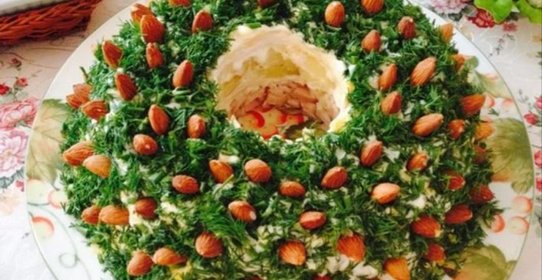 Салат Новогодняя шишка