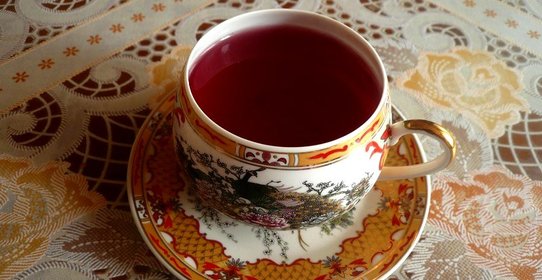 Виноградно-яблочный компот с мятой