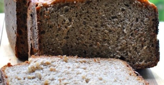 Хлеб ржаной с горчицей и овсяными хлопьями