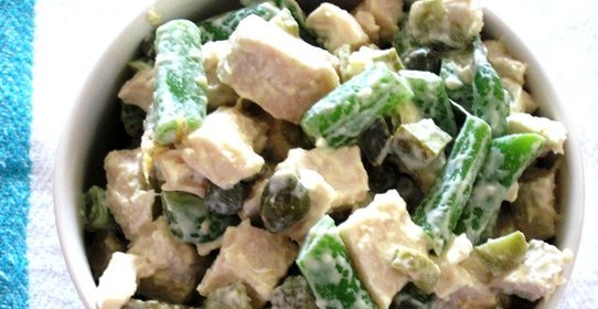Французский куриный салат