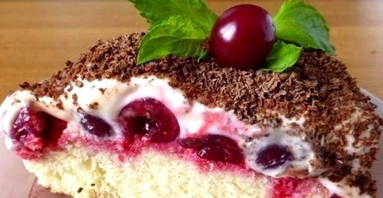 Вишневый пирог Наслаждение