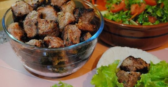 Шашлык в пиве из свинины