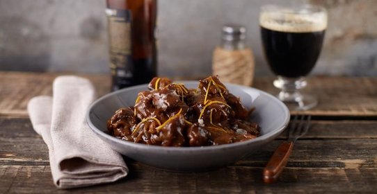 Мясо, тушенное в пиве