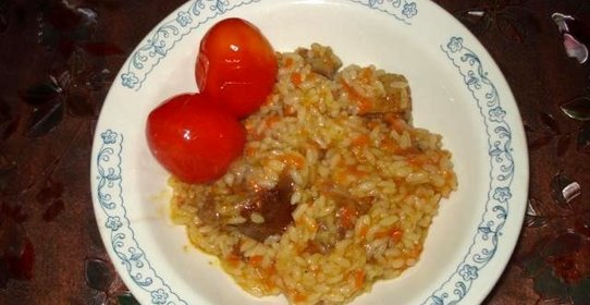 Плов с домашней уткой