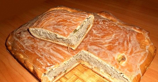 Пирог с рыбным фаршем