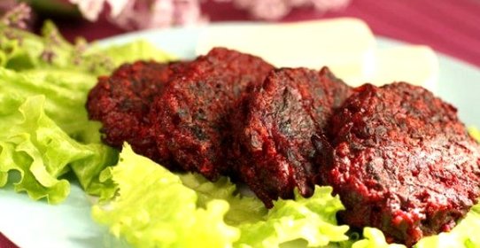 Котлеты свекольные постные