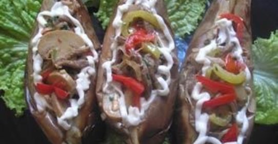 Фаршированные баклажаны