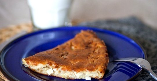 Быстрый капустный пирог с яйцом