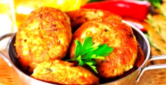 Вегетарианские котлеты в духовке