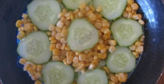 Салат огурец крабовые палочки рис