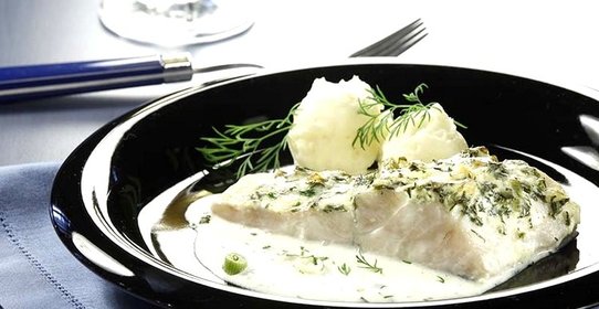 Судак в сметане