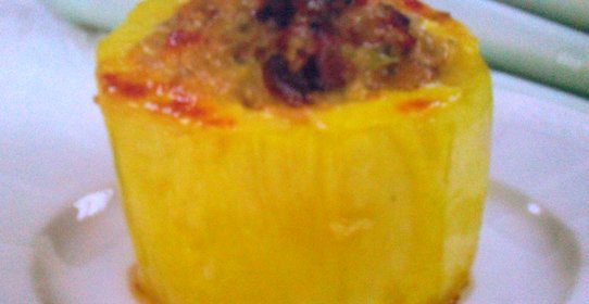 Кабачки по‑русски с грибами