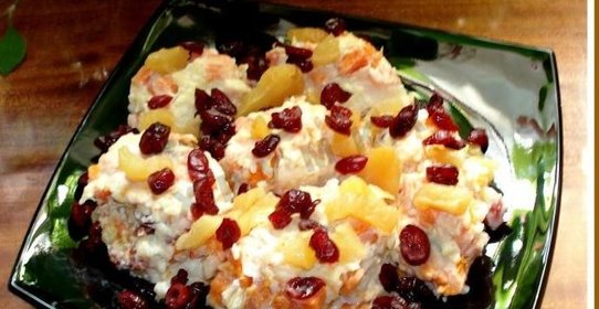 Каша тыквенная с вялеными фруктами