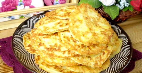 Тертые кабачки жареные