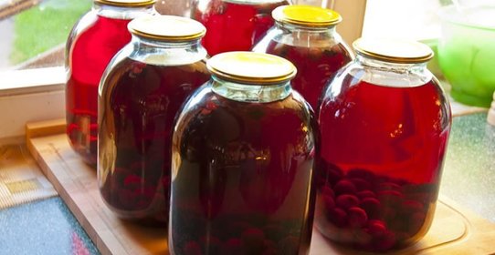 Вишневый компот