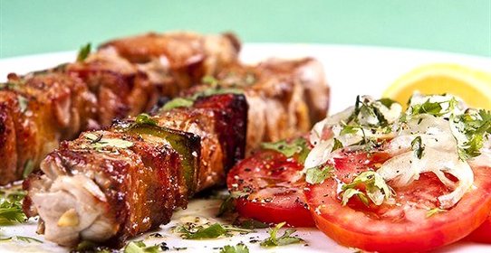 Шашлыки из маринованной говядины по‑азиатски