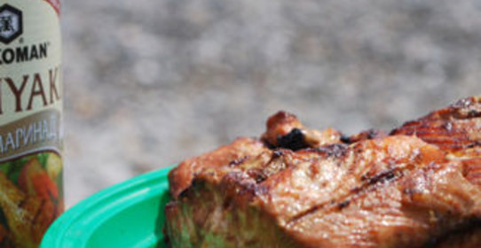 Лосось на решетке