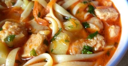 Лагман без мяса