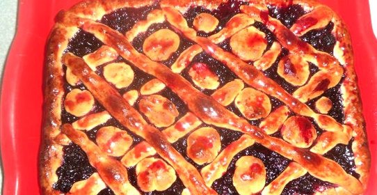 Быстрый ягодный пирог