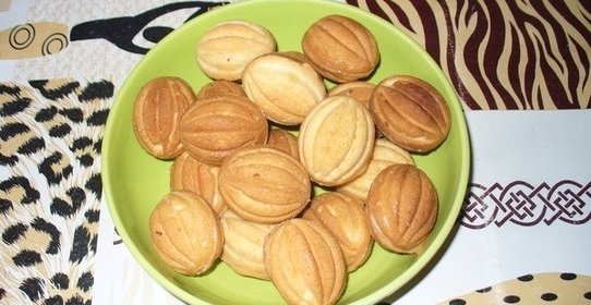 Печенье «Орешки» с кремом