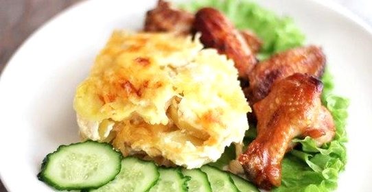 Картофельный гратен