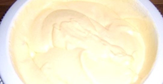 Быстрый банановый мусс со сливками