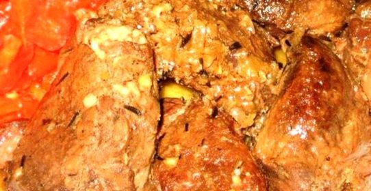 Мясо дикой козы в пряном маринаде