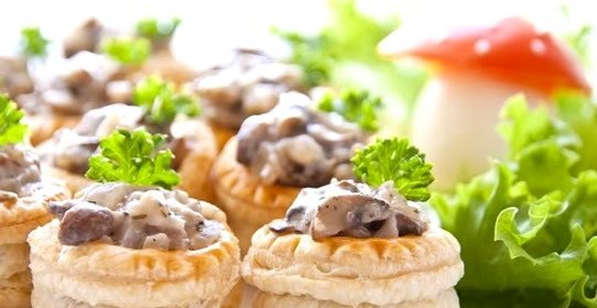 Волованы из слоеного теста