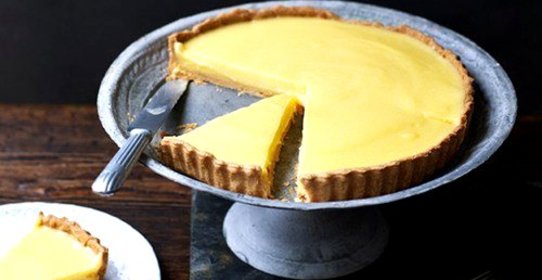 Французский лимонный заварной тарт
