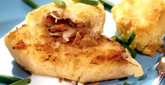 Картофельные зразы с грибами