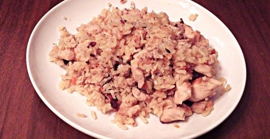 Рис с индейкой, имбирем и кардамоном