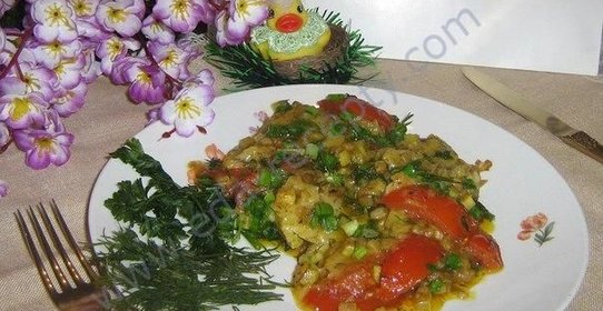 Вегетарианский омлет без яиц