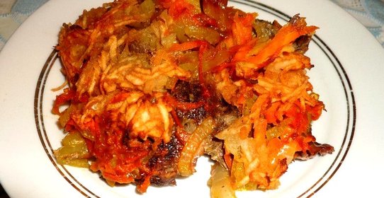 Печень в шубе